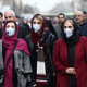 Women wearing protective masks in Tehran amid Iran’s Covid-19 outbreak.